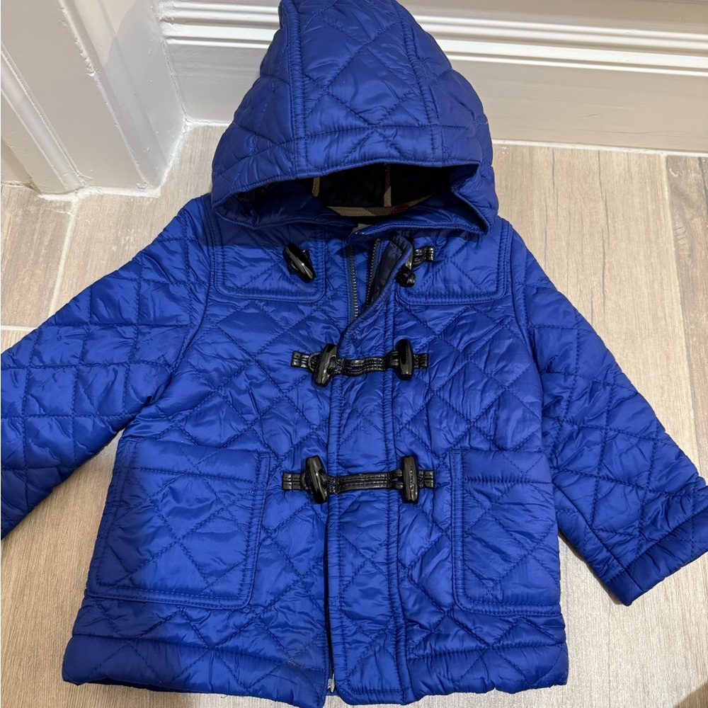 Burberry Blue Puffer Jacket
